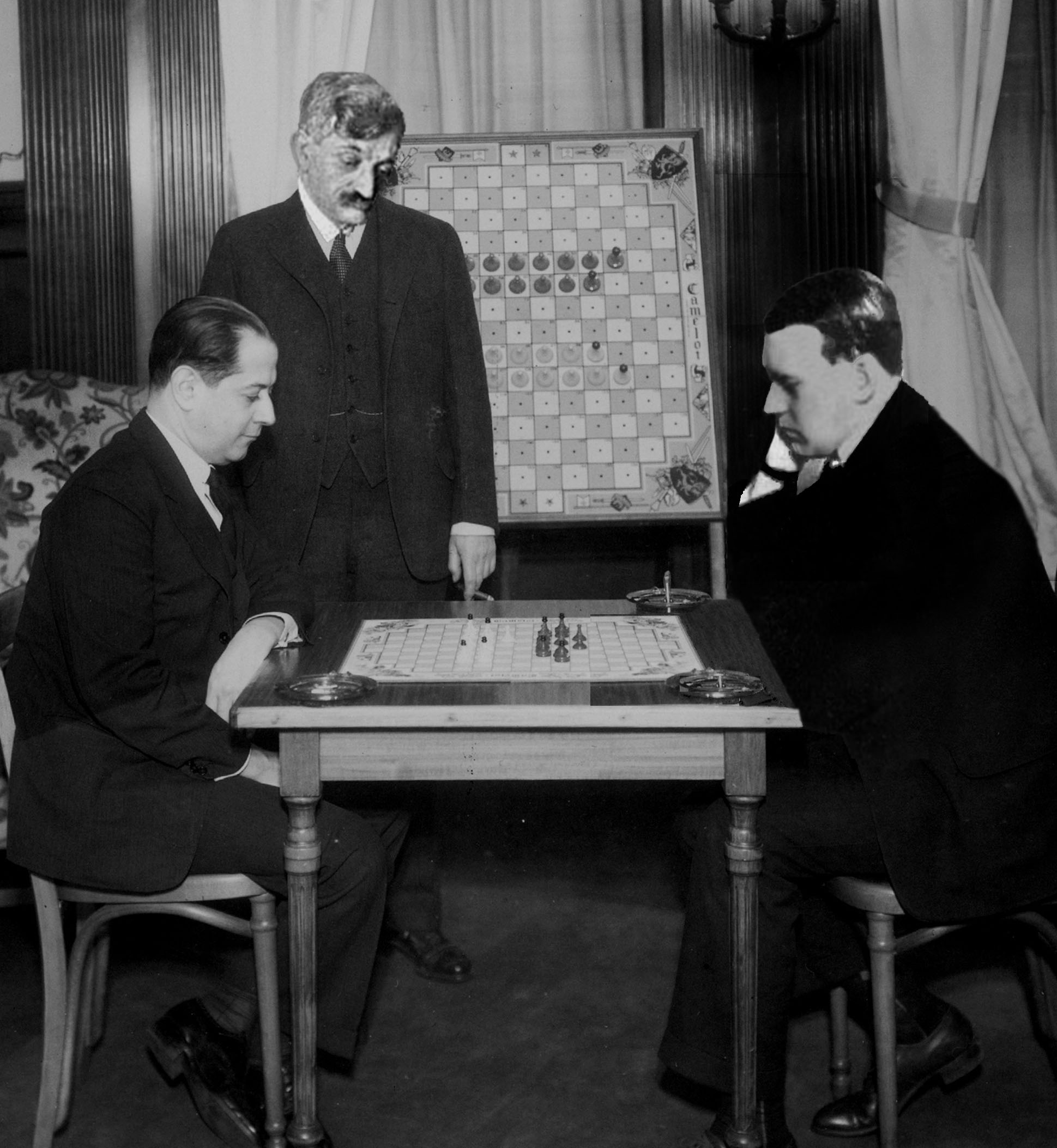 Capablanca in 1921 World Match vs. Lasker #AllThingsChess